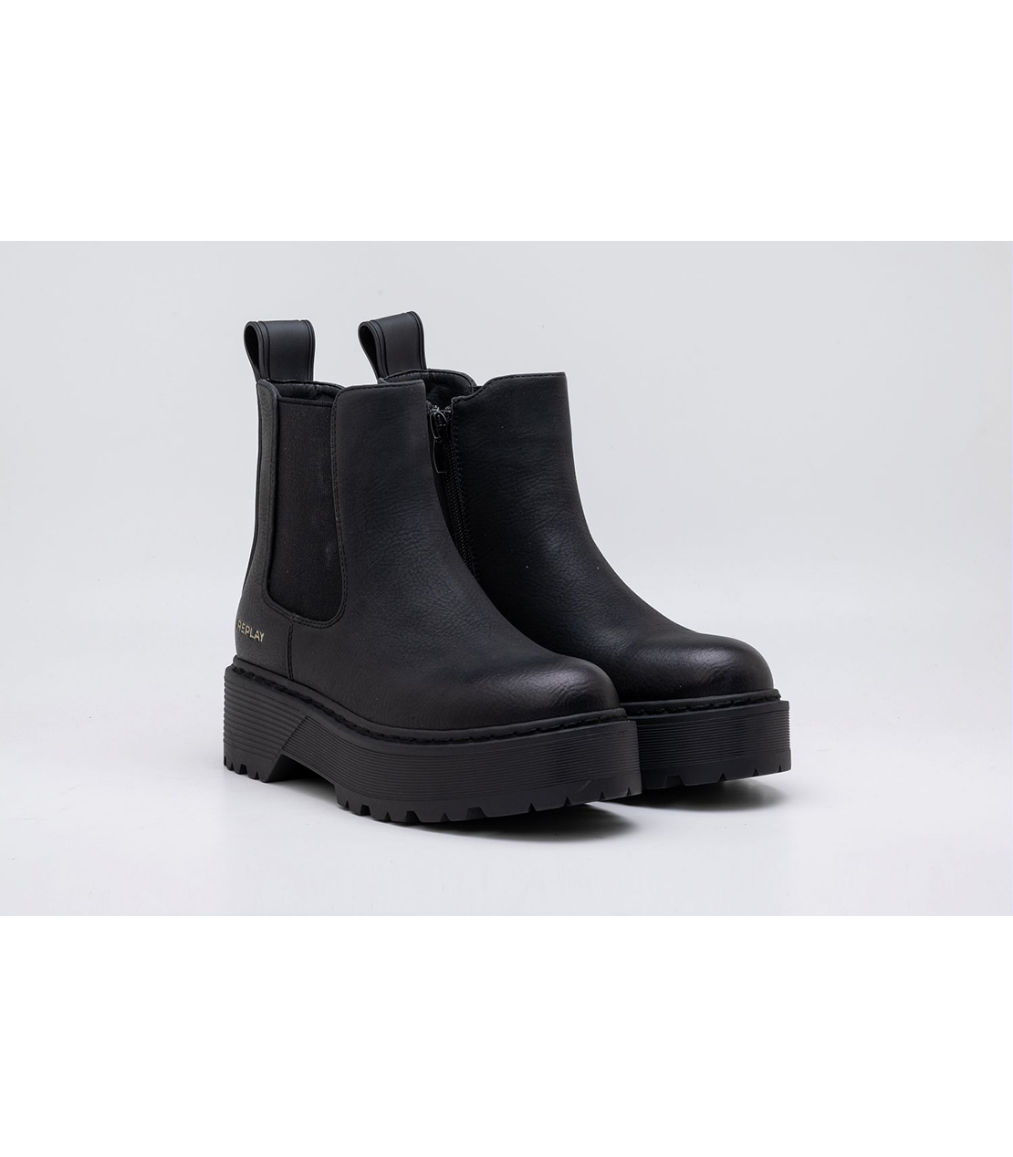 LUISAエコレザーチェルシーブーツ 詳細画像 ブラック 3